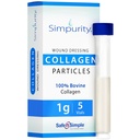 Vestido de ferida de colagénio em pó - Caixa de frasco de pó 1g, 5 Pack - Suplemento de cura de feridas em frascos - Vestido de colagénio de cura para feridas - Suplementos de cura de colagénio em pó