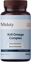 Óleo de Krill - Salmão selvagem - Ómega 3 Óleo de Krill - Astaxantina - EPA & DHA - 60 Softgels