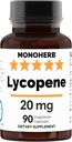MONOHERB Lycopeno 20 mg por cápsula - 90 Veg Cápsulas