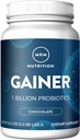 MRM Nutrition Gainer Protein with Probiotics + Postbiotics ; Chocolate Flavored ; 25g Protein ; Concentrado de Whey + Isolado + camelar Caseína ; Lento + Digestão rápida com enzimas digestivas