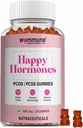 PCOD PCOD Equilíbrio Gummies para períodos regulares I desequilíbrio hormonal, gravidez natural I Inositol Fortificado Ajuda em cabelo facial & Acne, período atrasado - revitalizar, reequilíbrio, recarga - chicletes