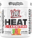 Calor L-Carnitina em pó melhorado termogênicos 1500 mg L-Carnitina fórmula máxima de absorção, ótimo gosto para homens e mulheres, 30 Servings (30 Serving, Gummy Bear)