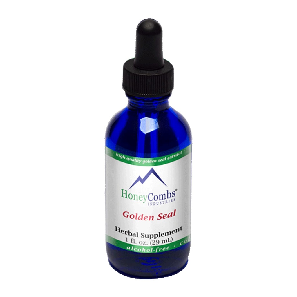 GoldenSeal Alcohol Free Extract Liquid – Natural, Organicamente Fonte GoldenSeal Root Supplement for Digestion, Respiratory & Imune Support – Cold Pressed Goldenseal Drops, 1 Fl Oz