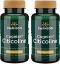 Swanson Cognizin Citicolina 1.000 Milligrams 60 Veg Cápsulas (2 Embalagem)