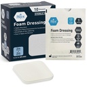 MED PRIDE Vestido de espuma estéril para feridas, absorventes macios não adesivos Impermeabilização de espuma médica para úlceras, lesões (2x2 polegadas (Pacote de 10))