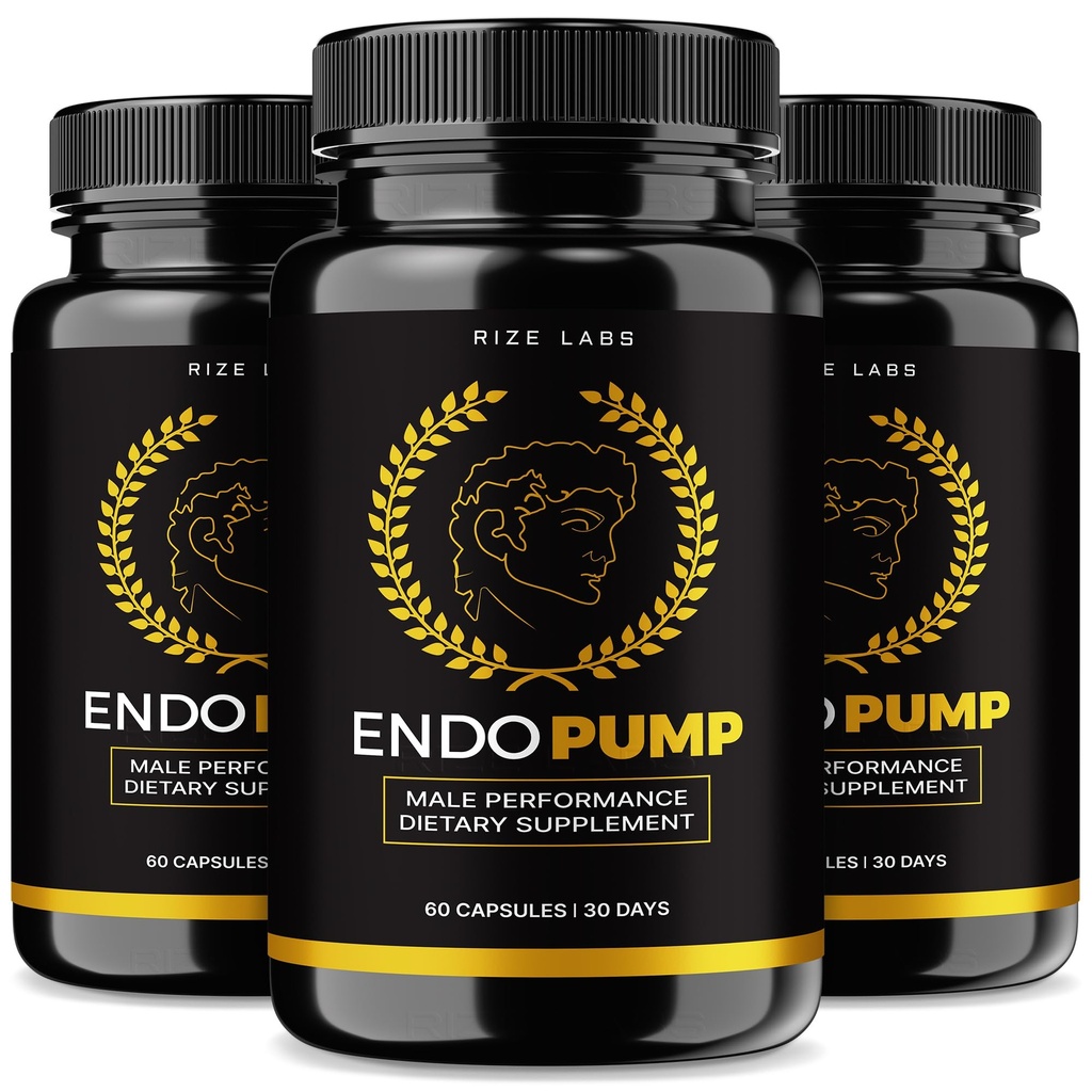 Rize labs - EndoPump Cápsulas Suplemento de suporte, Fórmula avançada para desempenho masculino, Fornece bomba de energia e força extra (180 Cápsulas)