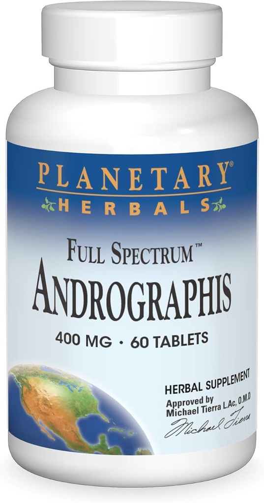 Espectro Andrographis 400mg - Ervas Ayurvédicas - 60 Comprimidos