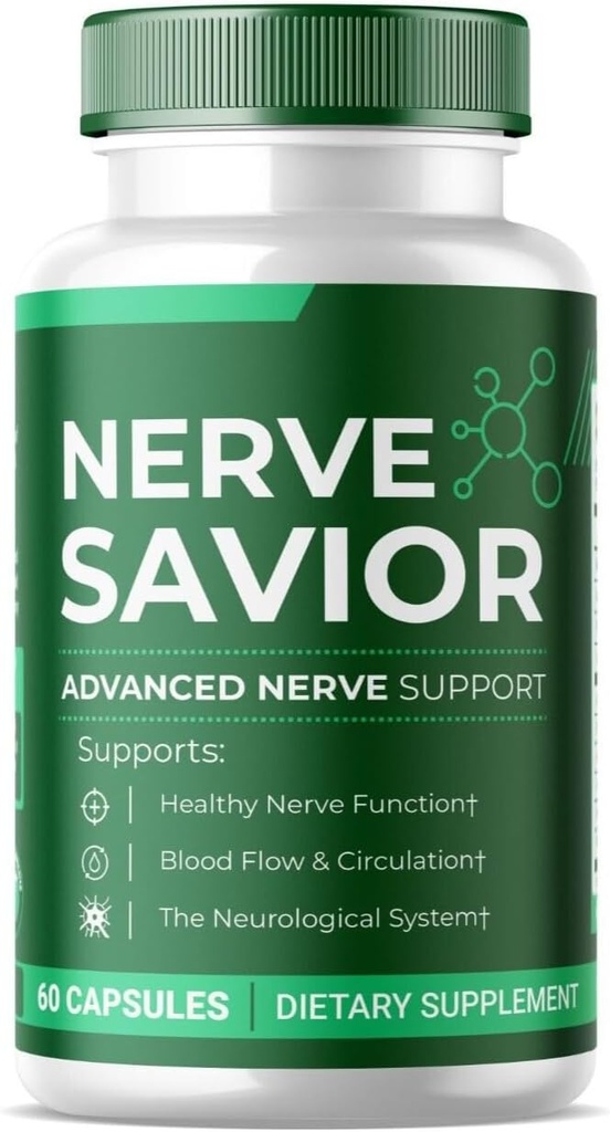 Nerve Salvador Suplemento Saúde 60 Cápsulas Genuíno Nervo Salvador