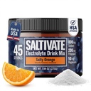 Zero Sugar Electrolyte Powder (com Stevia) □ Eletrólitos de magnésio de potássio de sódio para jejum, POTS, recuperação de suor □ Faz 45 Servings de 32 Fl Oz