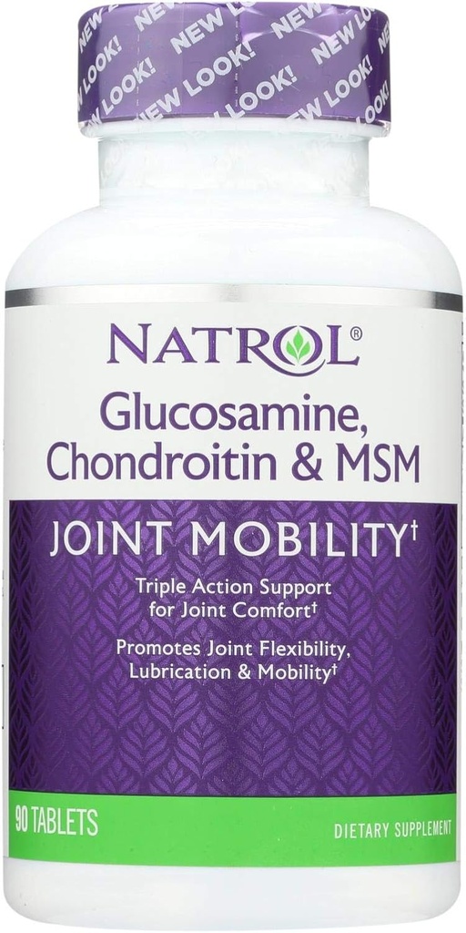 Natrol Glucosamina Condroitina e HSH - 90 Comprimidos