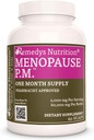 Remedy’s Nutrition Menopause P.M.TM □ 1.000 mg, 60 Vegan Cápsulas Herbal Dietary Supplement □ Dois Mês de Fornecimento