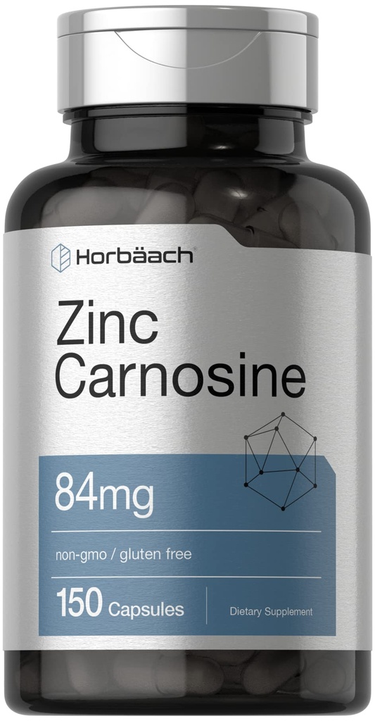 Horbäach Zinc Carnosine Supplement (S) 84mg por cápsula