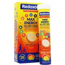 Redoxon Max Energy, Ajuda o suporte Inmune System, Citrus Flavor, 20 comprimidos efervescentes, 2.82 Oz, Box