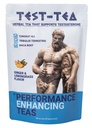 Test-Tea - Testosterona Boosting chá de ervas para os homens Ginger e Lemongrass Flavor 20 Pack Bag com Tongkat Ali, Tribulus Terrestris e Maca Root por desempenho aumentar chás