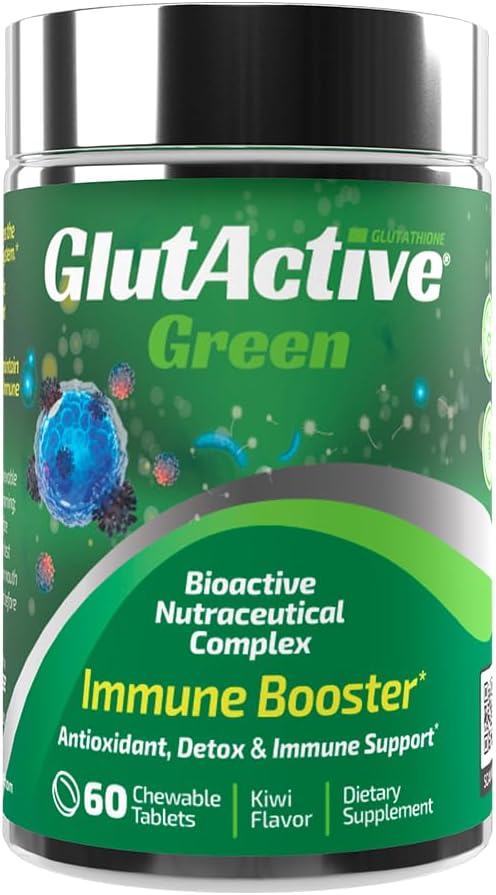Verde 950mg □ Suporte imunológico □ Glutationa □ Antioxidante, Detox, Aumentar a Imunidade, Energia, Fortalecer e Proteção Celular