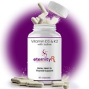 Vitamina D3 K2 5000 UI – Suplemento de alta potência D3 e K2 para suporte ósseo, cardíaco e imunológico – Doutor Formulado – 90 Cápsulas Fácil de Lavar – Não-GMO, EUA Made