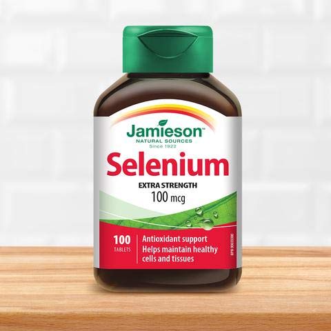 Jamieson Selenium Leveste 100mcg, 100 comprimidos