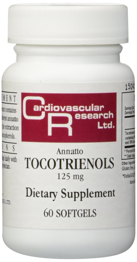 Fórmulas ecológicas - Annatto Tocotrienols 125 mg 60 géis [Saúde e beleza]
