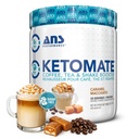 ANS desempenho Ketomate creme de café com MCT óleo em pó, Delicious, Creamer sem açúcar para café, chá e shakes, Keto perfeito Energia pó, 20 Servings, 15 onças, Caramel Macchiato