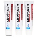 Globe Clotrimazol Antifungal Creme 1% USP, 1 oz (3 Pack), Anti Fungal Tratamento, Alivia Coceira, Queimadura, Cracking e Escala Associado Atletas Pé, Jock Coceira, Ringworm e Mais
