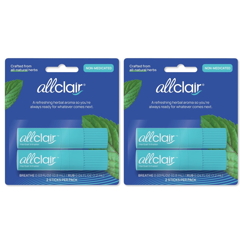 Inalador de alívio de náuseas - Controle da doença de movimento, doença matinal, medicação, estresse - rápido, natural, sem drogas, não-afogado e portátil viagem essencial - pacote de 4 inaladores