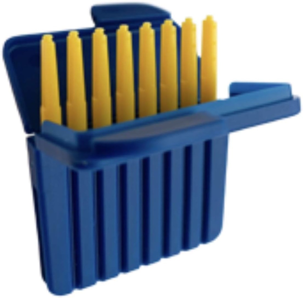 Guardas de cera de ajuda auditiva. 48 Filtros Total Na fábrica selado recipiente azul aberto fácil