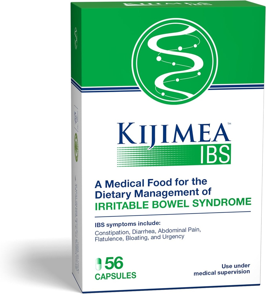 KijimeaTM IBS, alimento médico para o manejo dietético da síndrome de intestino irritável (56 cápsulas)