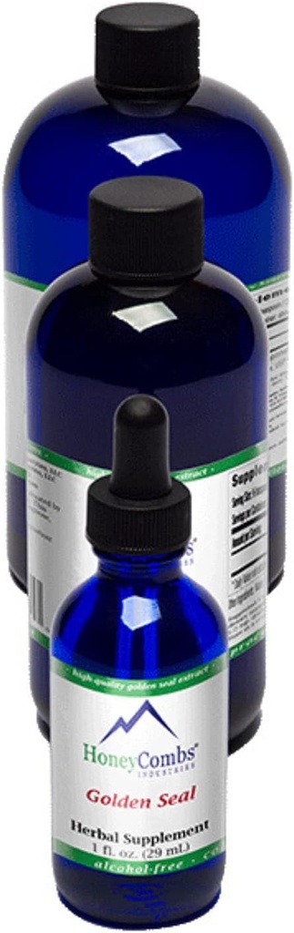GoldenSeal Alcohol Free Extract Liquid – Natural, Organicamente Fonte GoldenSeal Root Supplement for Digestion, Respiratory & Imune Support – Cold Pressed Goldenseal Drops, 8 Fl Oz