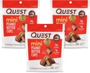 Quest Nutrition Mini Copos de manteiga de amendoim, alta proteína, baixo carboidrato, sem glúten, 16 contagem (Pacote de 3)