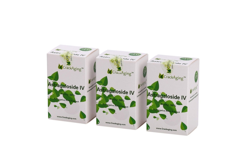 Cracking Super-Absorção Astragalosídeo iv 98% 50mg/Cap, Suporte Imune 180 Cápsulas Vegetarianas
