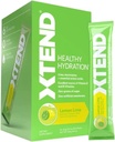 Xtend XTEND Hidratação saudável Limão Limão Cal Zero Açúcar Superior Hydration Powder Packets 6 Eletrolíticos chave Drink Mix