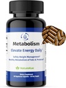 NatureKue Metabolismo □ Gestão de Peso Natural & Apoio Energético □ Saúde Digestiva & Imune Extrato de Chá Puerh, Chá Verde, Suplemento de Ervas para Metabolismo Boost – 60 Cápsulas Vegetarianas