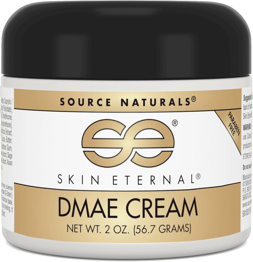 Fonte Naturals Pele Eterno DMAE Creme, Paraben Free - 2 onças