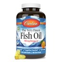 Carlson - O óleo de peixe muito mais fino, 700 mg Omega-3s, norueguês Suplemento de óleo de peixe, Wild Caught Omega 3 Fish Oil, Sustainablely Fonted Fish Oil Cápsulas, Omega 3 Suplemento, Laranja, 120 Softgels