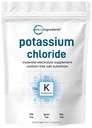 Pó de cloreto de potássio, 1 KG (35 Onça) .Sext Substitute & Essential Hydration Eletrolyte Supplement .
