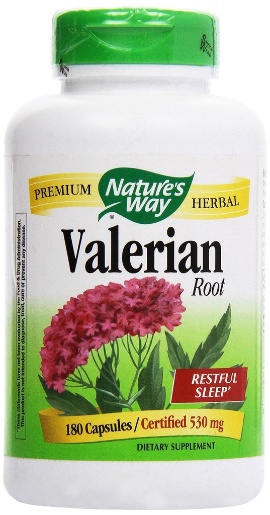 Via Natural Raiz Valeriana, (Gelatina) Cápsulas 180 ea