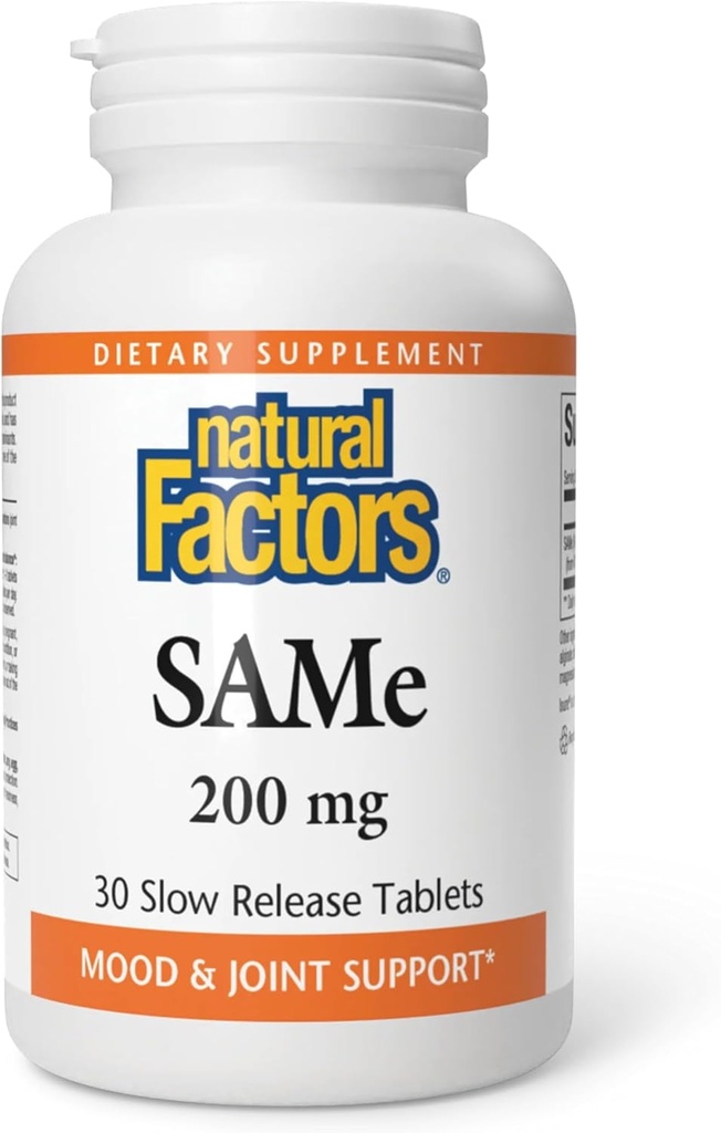 Fatores Naturais - Mesma 200mg, Suporte Conjunto e Mood, 30 comprimidos entéricos revestidos