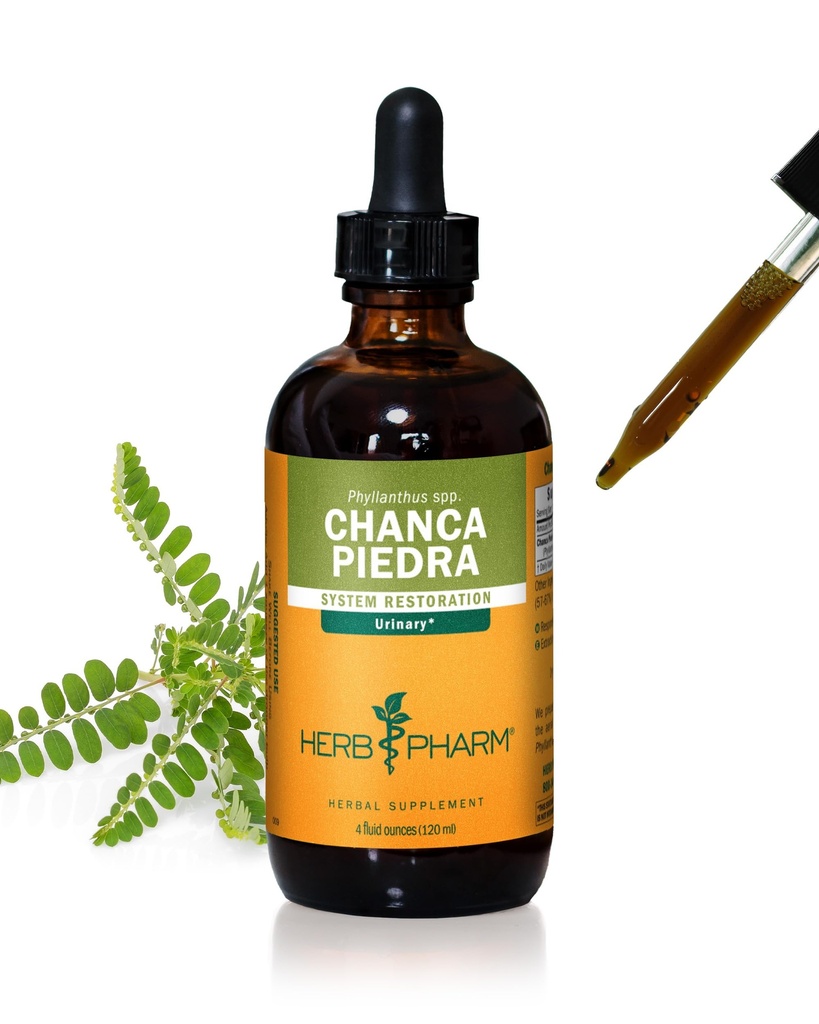 Herb Pharm Chanca Piedra Extrato Líquido para Suporte ao Sistema Urinário - 4 Onça