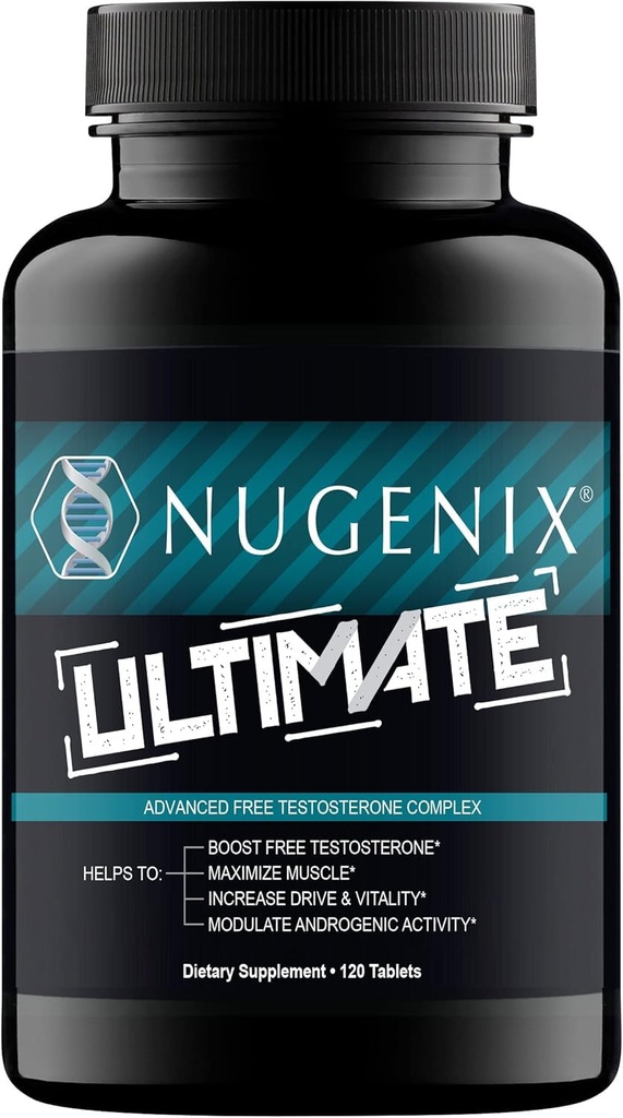 Nugenix Ultimate, Testosterona Booster, 120 comprimidos