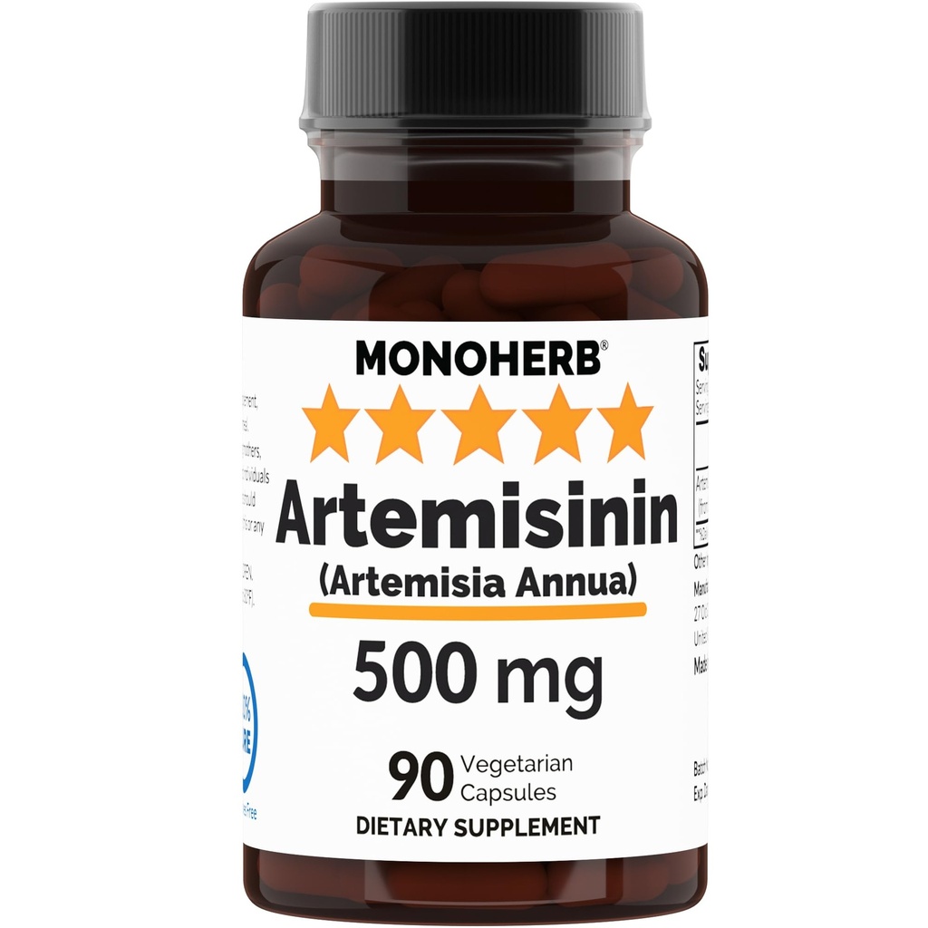 MONOHERB Artemisinina (Artemisia Annua) 500 mg - 90 Cápsulas Veggie