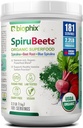 Biophix espiruBeets orgânicos 2,2 lbs Sprirulina - Raiz de beterraba - Proteína-Rich Nutriente-Densa Superalimento Pó - Rico em óxido nítrico