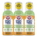 Braço e martelo simplesmente hidratam e acalmam a neblina nasal sem drogas hidratantes Spray nasal salino para alívio instantâneo para nariz seco, 4.6 Oz (130 g), 3 Pack