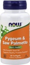 Pigeum & Saw Palmetto Extract, 25 mg/80 mg, 60 Sgels by Now Foods (Pacote de 2)