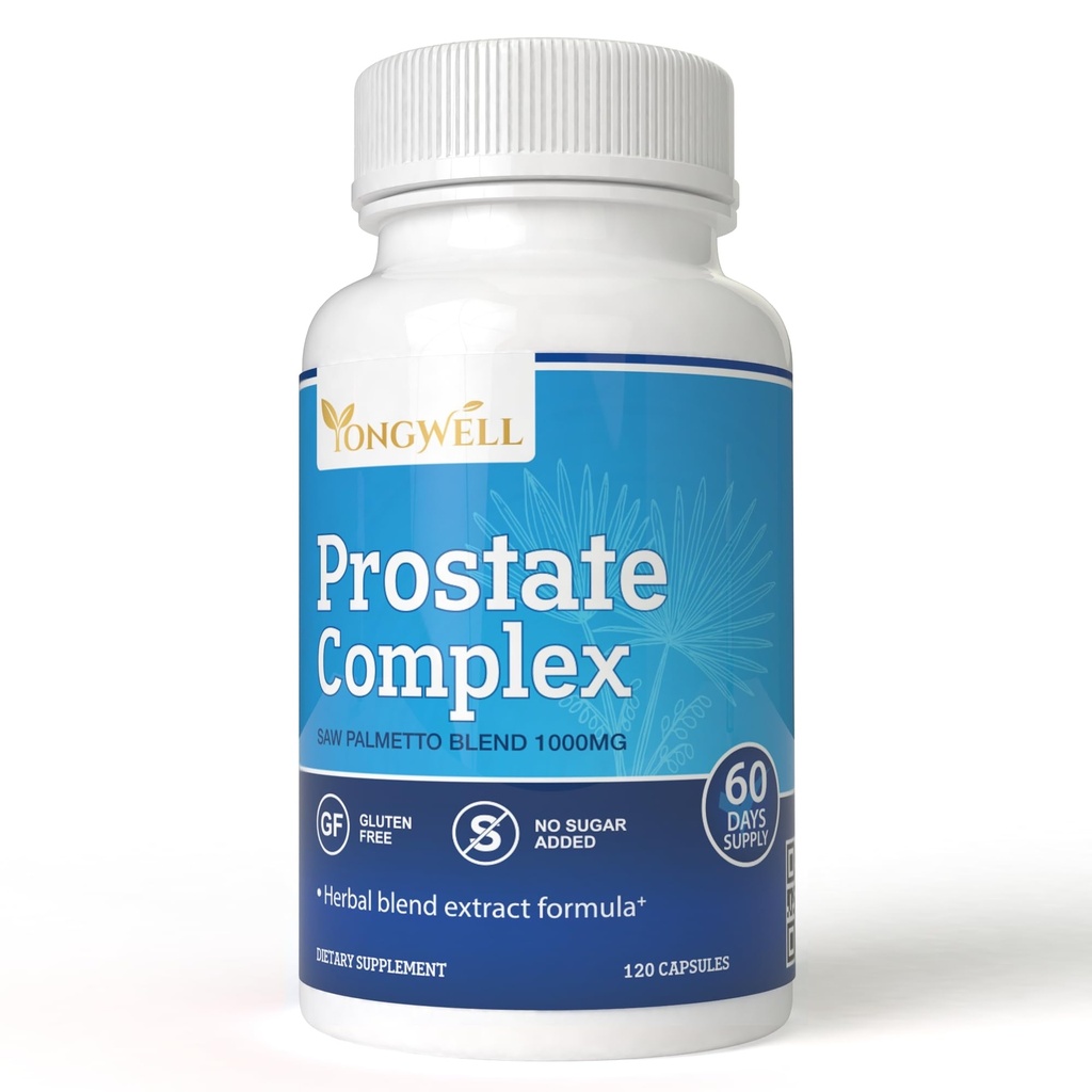 Complexo de próstata, Serra Palmetto Mistura 1000mg (120 Cápsulas)
