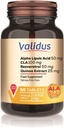 VALIDUS Ácido Alfa Lipóico + CLA + Resveratrol 30 Comprimidos