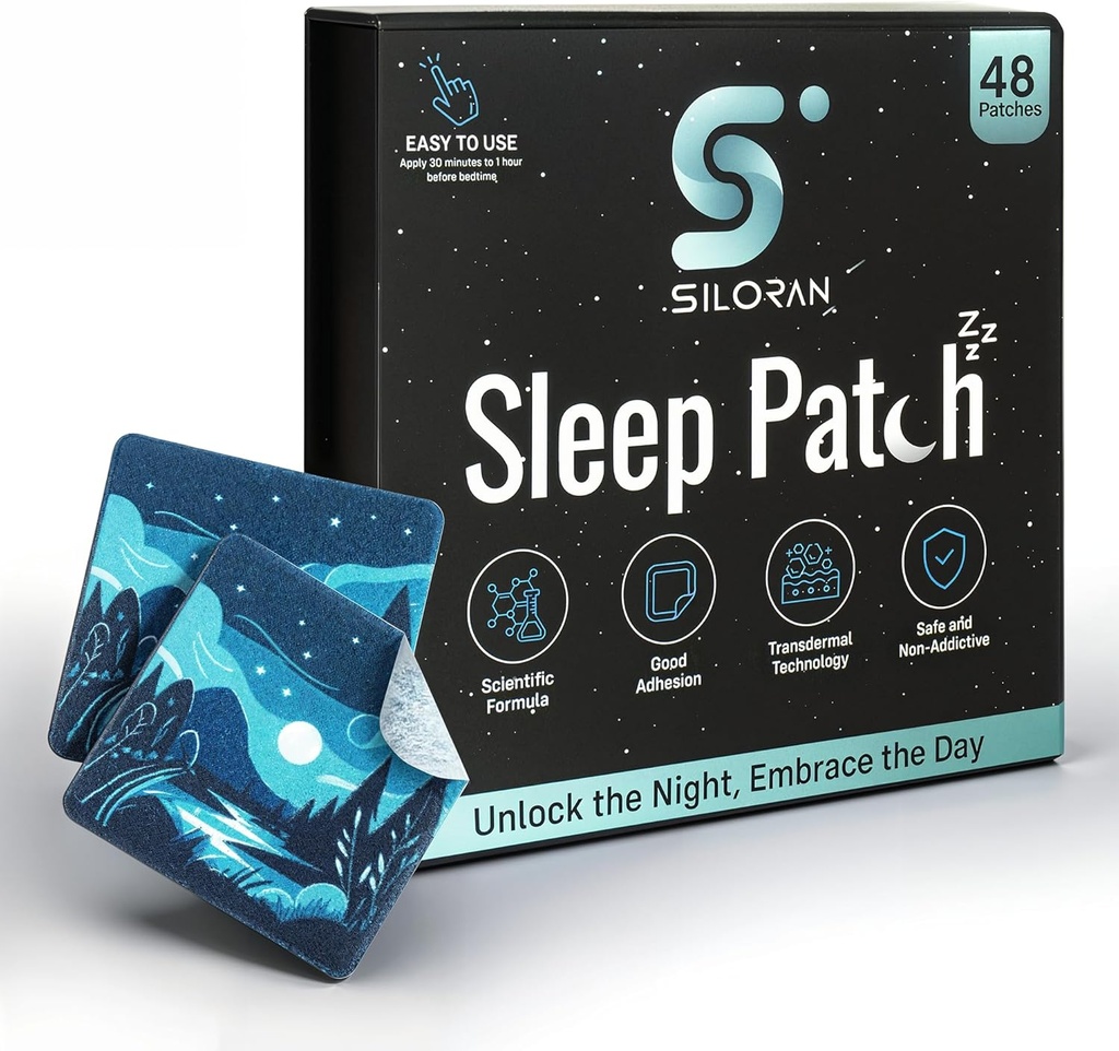 Premium Sleep Patches (fornecimento de 48 dias), Sleeping Patch para adultos: Ajuda de força extra Melatonina Extended Release, Ajuda de poço natural para apoiar as mulheres, Kid ter noite doce sonho