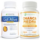 Gut All-Natural e Suplementos de Saúde do Rim Ginger, Extrato de Folha de Alcachofra, Raíz de Alcaçuz desglicerizada & Carnosina de zinco patenteada
