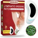 Patch de drenagem linfática, Patch de nó de linfa de Herbal, Patch de tratamento de drenagem linfática de Herbal, Patches de drenagem linfática, Patch de nó de linfócitos, Massagem linfática (24PCS)