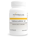 Terapêutica Integrativa Theracurmin HP - Suplemento Açafrão para apoio à saúde do coração e comum* - Apoio à recuperação muscular* - Não-Soja, Dairy-Free & Gluten-Free - 60 Cápsulas (30 Servings)