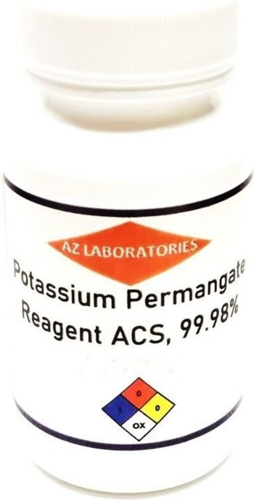 Grau de Reagente de Permanganato de Potássio / 8 OZ/ Pó Fluindo Livre / Detox Pro Saúde / mesmo dia Ship / EUA Made / 100%